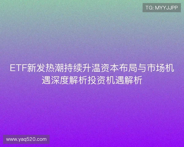 ETF新发热潮持续升温资本布局与市场机遇深度解析投资机遇解析